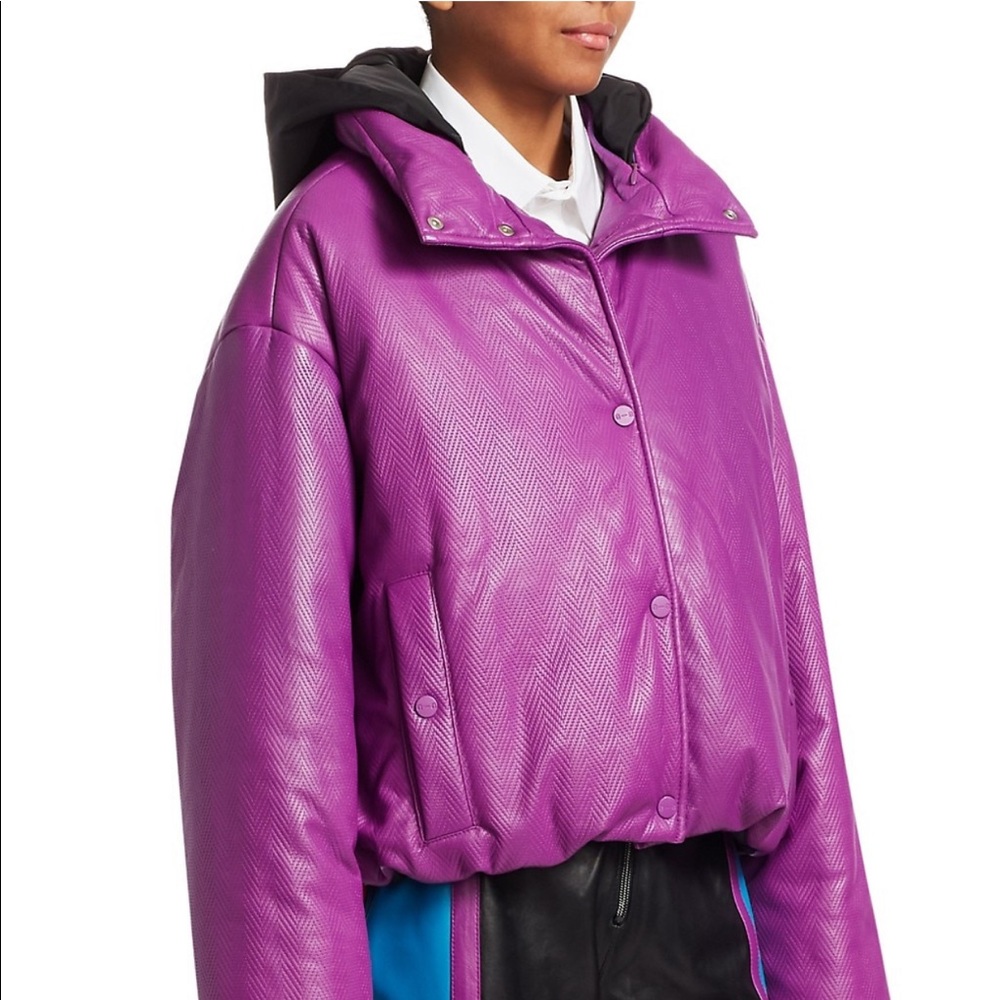 Artica-Arbox Perforated Chevron Puffer Jacket - Picture 3 of 4